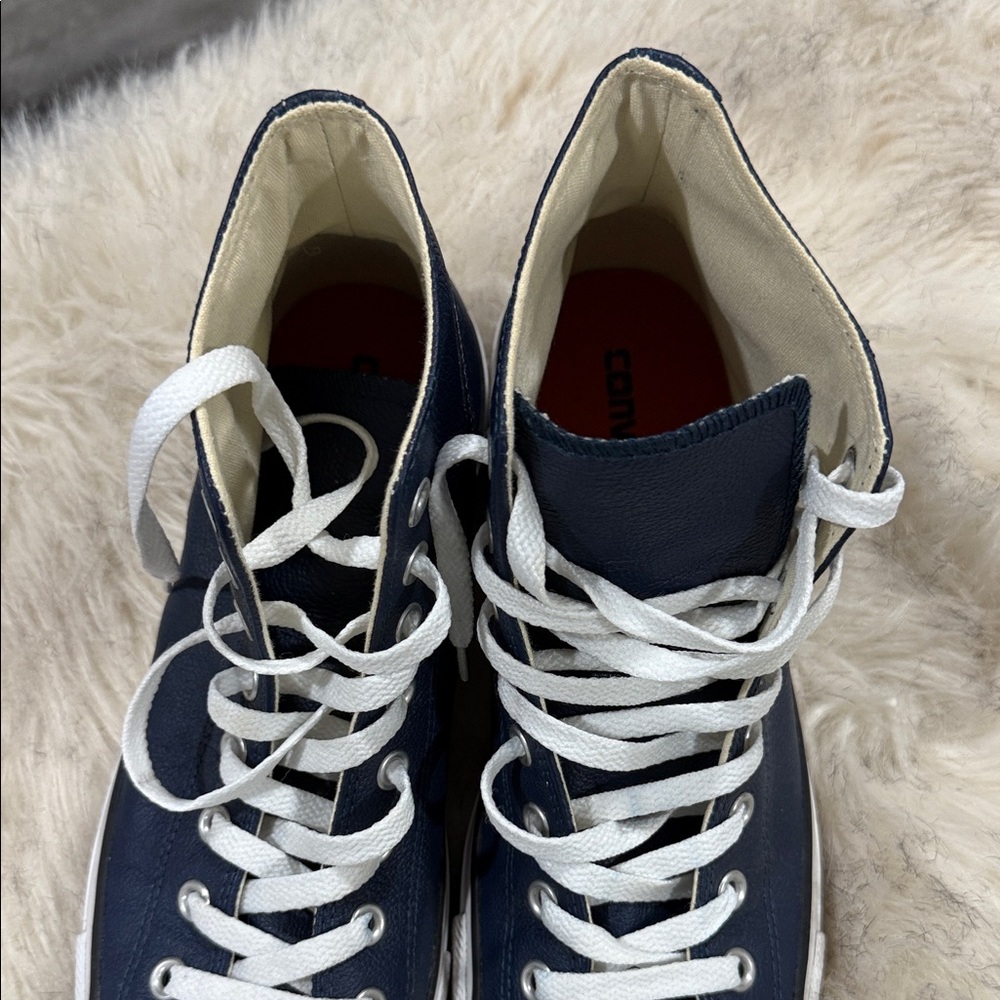 Converse Navy Blue High-Top Sneakers